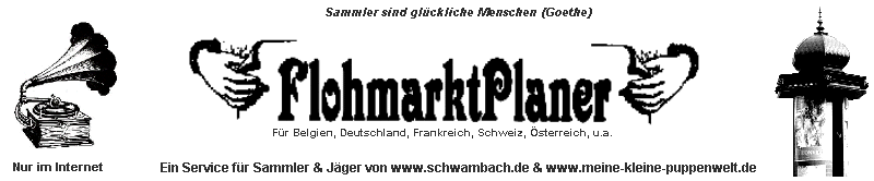 FlohmarktPlaner - fr Belgien, Deutschland, Frankreich, Schweiz, sterreich...